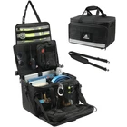 Car Front Seat Organizer Storage Patrol Bag Police Gear Tactical Molle-Universal