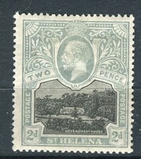 ST.HELENA; 1912 early GV Pictorial issue fine Mint hinged 2d. value