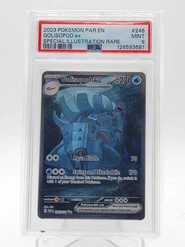 GOLISOPOD EX 2023 POKEMON PARADOX RIFT SIR #246 PSA 9 Q0895