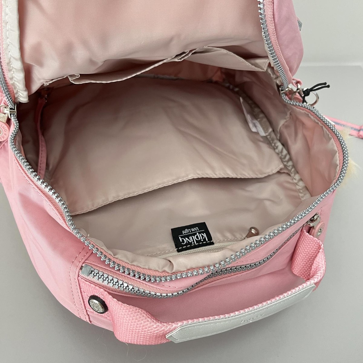 Kipling Seoul Small Tablet Backpack in Bridal Rose NWT | eBay display picture 3