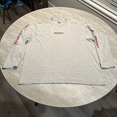 #ad Vintage Old Navy Shirt Mens XL Long Sleeve Graphic Skate Ski Snowboard $24.99