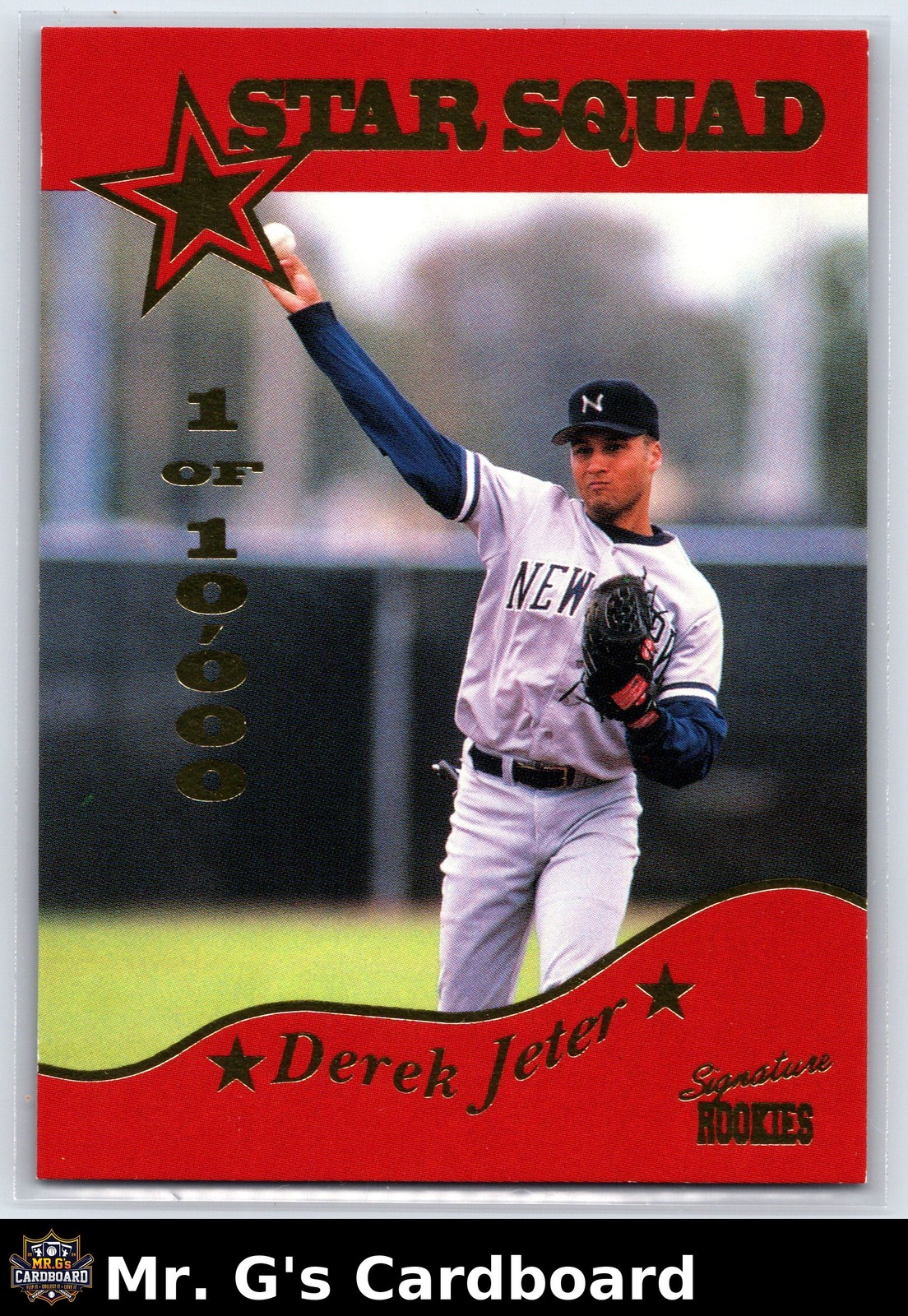 1994 Signature Rookies Star Squad Derek Jeter RC #SS3 #/10000 New York Yankees