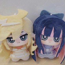 Panty  Stocking with Garterbelt Panty Plush Doll Cotton Doll Pendant 2.54 in