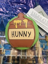 2025 Disney Parks Winnie The Pooh Hunny Pot Charm Keychain Packable Tote Bag New