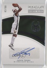 2016-17 Panini Immaculate Modern Marks Auto 82/99 Jason Terry #MM-JTE Auto 5w7