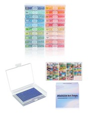 Diamond Art Trays with Lids, 20PCS Diamond Painting Trays with Lids   Diamond...