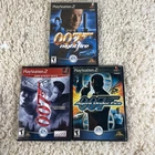 James Bond 007 PS2 Lot Nightfire + Agent Under Fire + Everything Or Nothing CIB