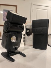 Flash reflex Canon 320EX Speedlite - borsa, supporto e scatola originale