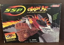 VTG 1996 Kenner Hasbro Tonka CRASH PIT PLAYSET 100% Complete WORKS Skull Banger