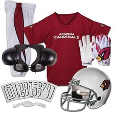 Arizona Cardinals Kids NFL 8pc Deluxe Football Uniform Set, Medium