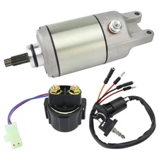 Starter Motor & Relay & Ignition Switch for Honda TRX300 FourTrax 300 1988-2000