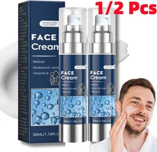 1/2PCS Face Cream For Men 6 In 1 Anti Aging Cream Fights Eye Bags Dark Spots USA