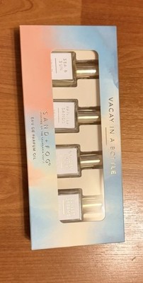 SAND+FOG Vacay in a Bottle Eau de Parfum Oil Roller Gift Set 4 Scents 0.33 fl oz