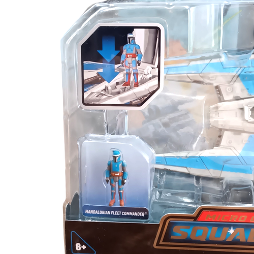 Star Wars Micro Galaxy Squadron Fang Fighter Toy + Mini Figure Series 6 #0125 - Picture 2 of 5
