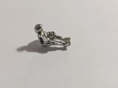 Vintage 1980s Tomy Zoids Silver Driver Pilot - Miniature Figure - Starriors