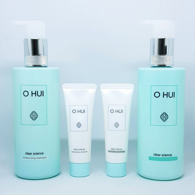 O HUI Clear Science feuchtigkeitsspendende Haarpflege Spezial Set 4 Artikel / Koreanische Kosmetik