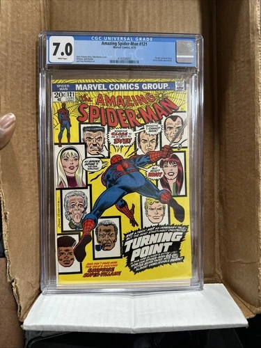 AMAZING SPIDER-MAN #121 CGC 7.0 DEATH OF GWEN STACY see pics marvel comics