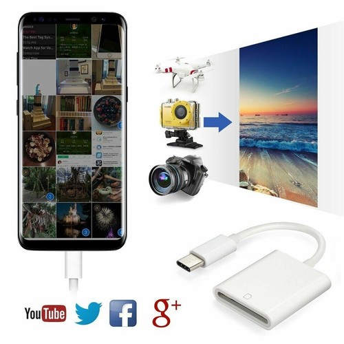New USB C SD Card Reader Type-C to SD Card Camera Reader Adapter for Android - 第 12/16 張圖片