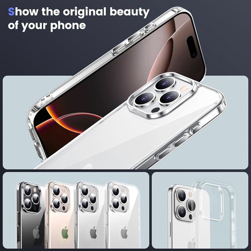 For iPhone 16 Pro Max/16 Pro/15 14 13 12 11 SE 7 8 Case Phone Cover+Screen Glass - Picture 7 of 8