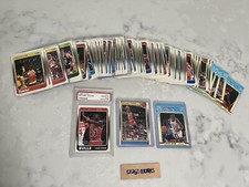 1988 Fleer Basketball Complete Set W/ 3 Michael Jordan’s W/stickers Vintage HOF