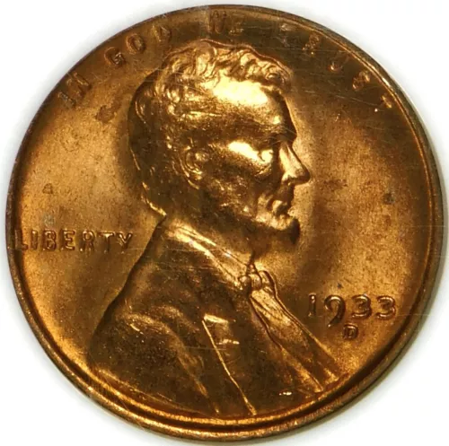 🔥❤️‍🔥🔥❤️‍🔥🔥🥰NGC MS66 RD 1933 D LINCOLN CENT