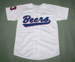 beers baseball jersey