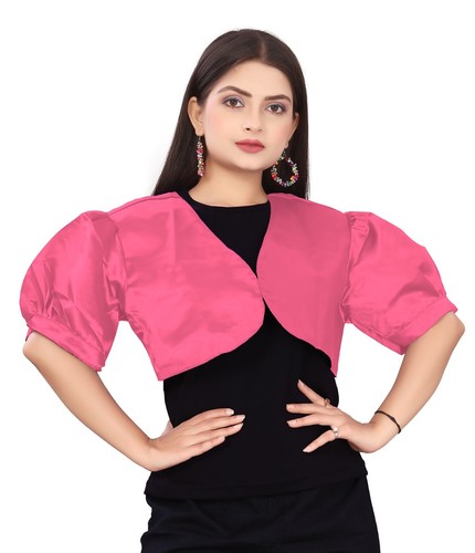 Satin Cropped Bolero Koti Kurzarm Damen Bolero Cardigan Bolero Jacke S109 - Bild 47 von 210