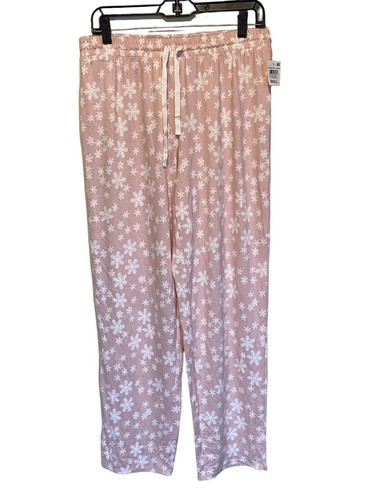 CHARTER CLUB Women's Butter Soft Chalky Rose Snowflake Printed Pajama Pants $37 - Picture 2 of 8