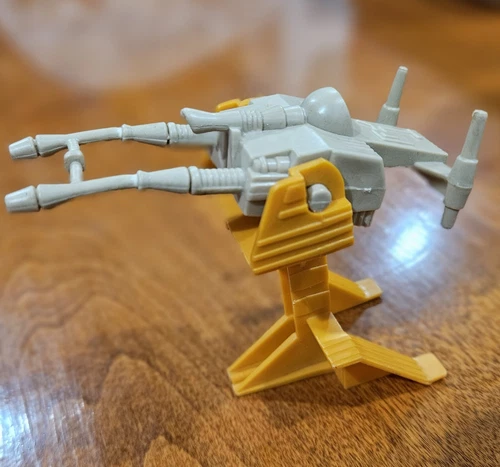 Castle Grayskull Laser Cannon & Turret Base parts MOTU He-Man Mattel 1981 vtg