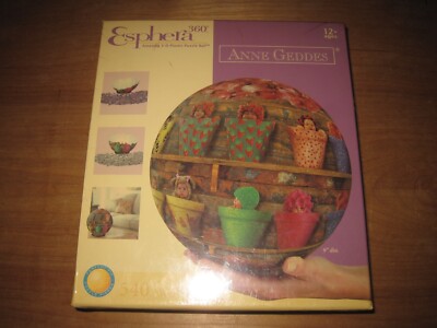 Anne Geddes Esphera 360 Amazing 3-D Plastic Puzzle Ball 540 Pieces - NEW SEALED