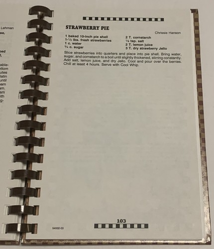 Vtg MOMS Club Of Blaine Minnesota Favorite Recipes Cookbook Food Book MN 2003 - Picture 18 of 24