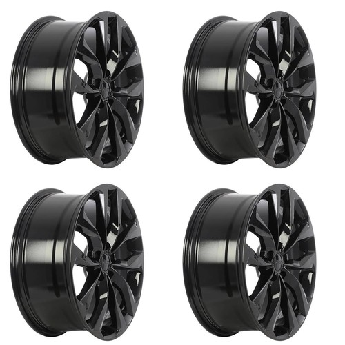 Set of 4 18in Black Alloy Wheel Rims for Honda HR-V, OE9LN40 5x114.3 5Lug 18x8 - Picture 3 of 14