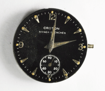 CROTON NIVADA GRENCHEN クロノグラフ Vintage Croton Nivada Grenchen N14 C2511 Sportsman Black