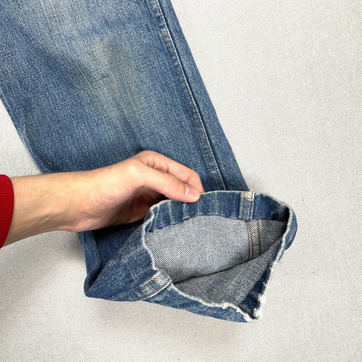 VINTAGE 60s Denim Jeans Men Size 30x28 Distressed 1960s VINTAGE 60s Denim Jeans Men Size 30x28 Distressed 1960s