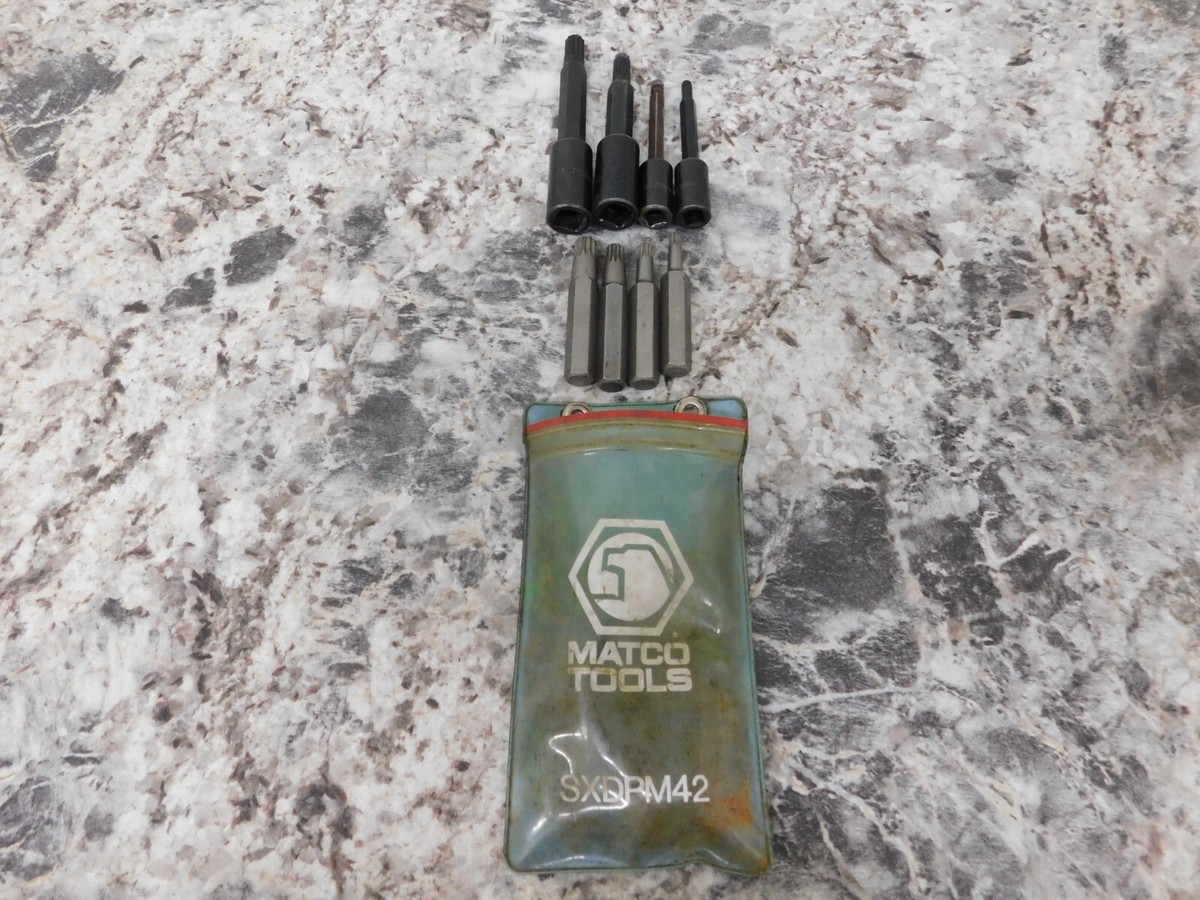 Matco Tools 12 Point METRIC Bit Driver 4 Piece Set SXDPM42 with