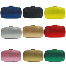 Elegant Rhinestones Handheld Bag Chain Evening Handbag for Formal Party