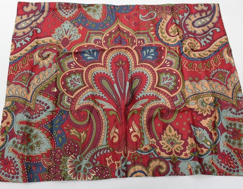 Cozy Shop Regent Paisley Multicolor Una Almohada Estándar Falsa Nueva con Etiquetas - Imagen 5 de 5