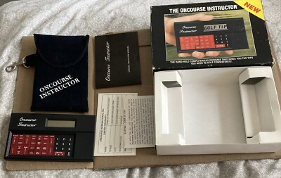 VTG 1988 On Course Golf Instructor Hand-Held Computerized Golf Database