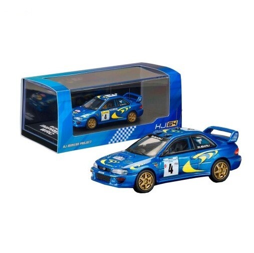 IMPREZA WRC ミニカーセット 1/64スケール 10台 TARMAC WORKS HJ64 Subaru Impreza WRC 1997 Diecast Model Car