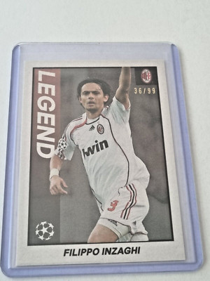 Filippo Inzaghi Italy & AC Milan 2022 Topps Merlin Heritage  36/99!