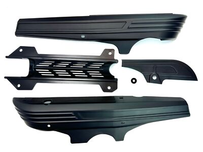 Trittbretter + Kettenradabdeckung schwarz Seitenverkleidung Hercules Prima 4 5 6