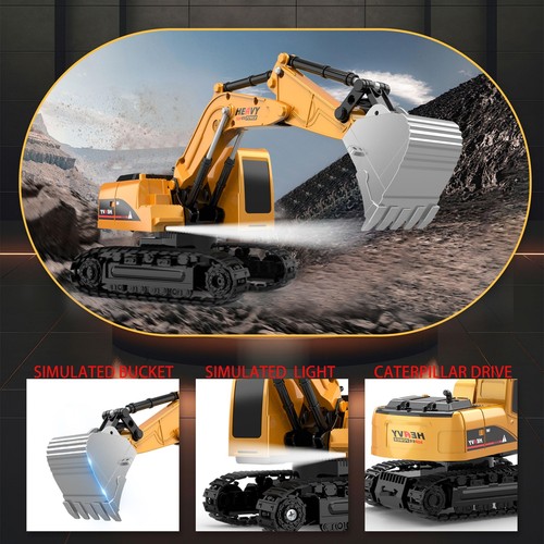 Kids-Play-Construction Excavators-Dump Truck Engineering-Vehicle - Remote Con... - Picture 4 of 7