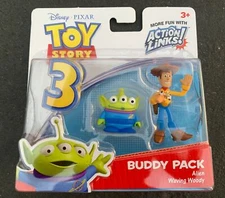 2009 Collectors Toy Disney Pixar Toy Story 3 Buddy P ack Rex & Walking Woody