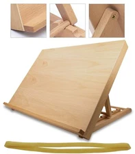 ArtEase A3 Desktop Drawing Sketching Easel - Adjustable Table Easel Painting Boa