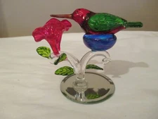 Small Wonder Hummingbird Figurine Bradford Exchange Garden Treasures 2018