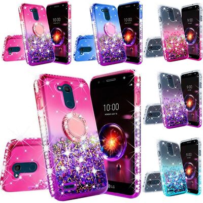 For LG X Charge / LG X Power 2 / LG X Power 3 / LG Fiesta 2 Case Glitter Cover