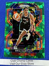 2022 #91 Bria Hartley WNBA Panini Prizm Basketball Green Ice Prizm Fever