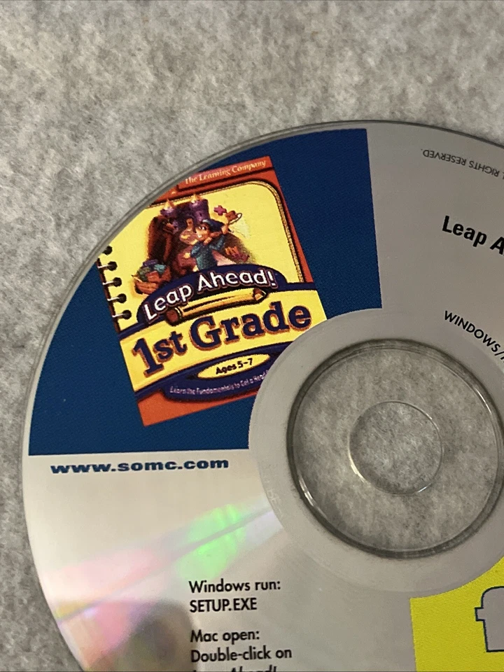 Jump Start 1st Grade Knowledge Adventure CD-ROM Educational Learning 1995 - Image 4 of 4
