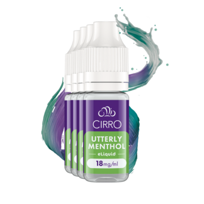 Cirro E-Liquid Utterly Menthol ( Crisp Mint ) x 4 bottles - 50-50 pg-vg  18mg | eBay UK