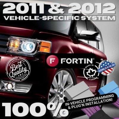 2011 & 2012 Ford FLEX 100% PLUG'N Remote Start Kit. SEE PHOTOS
